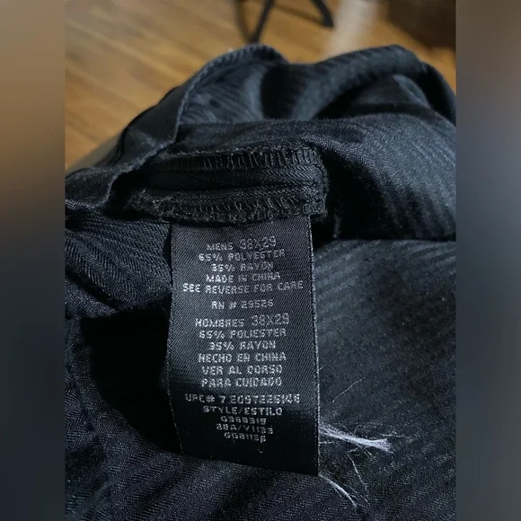 George Men's Pin Stripe Dress Pants Size 38 X 29 - Picture 10 of 13